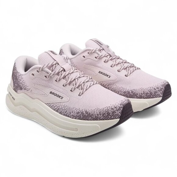 Brooks Ghost Max 2 Running Shoe Womens Size 9 Orchid Ice/Plum/Coconut NEW - Picture 1 of 11